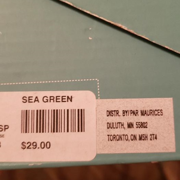 MAURICES SEA GREEN WEDGES - Picture 6 of 6